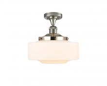 Innovations Lighting 517-1CH-PN-G691-12-LED - Bridgeton - 1 Light - 12 inch - Polished Nickel - Semi-Flush Mount