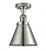 Innovations Lighting 517-1CH-PN-M13-PN - Appalachian - 1 Light - 8 inch - Polished Nickel - Semi-Flush Mount