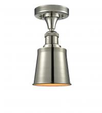 Innovations Lighting 517-1CH-PN-M9-LED - Addison - 1 Light - 5 inch - Polished Nickel - Semi-Flush Mount