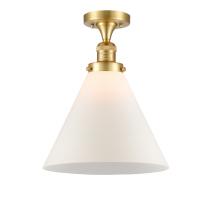 Innovations Lighting 517-1CH-SG-G41-L - Cone - 1 Light - 12 inch - Satin Gold - Semi-Flush Mount