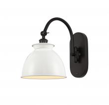 Innovations Lighting 518-1W-OB-M14-W-LED - Adirondack - 1 Light - 8 inch - Oil Rubbed Bronze - Sconce