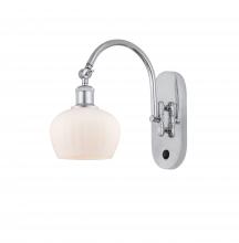 Innovations Lighting 518-1W-PC-G91 - Fenton - 1 Light - 7 inch - Polished Chrome - Sconce