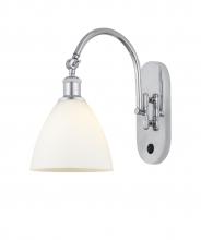 Innovations Lighting 518-1W-PC-GBD-751 - Bristol - 1 Light - 8 inch - Polished Chrome - Sconce