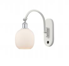 Innovations Lighting 518-1W-WPC-G101 - Belfast - 1 Light - 6 inch - White Polished Chrome - Sconce