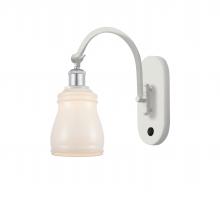 Innovations Lighting 518-1W-WPC-G391 - Ellery - 1 Light - 5 inch - White Polished Chrome - Sconce