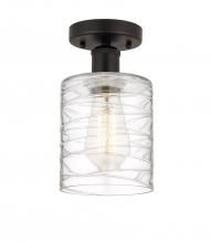 Innovations Lighting 616-1F-OB-G1113 - Cobbleskill - 1 Light - 5 inch - Oil Rubbed Bronze - Semi-Flush Mount