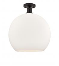 Innovations Lighting 616-1F-OB-G121-14 - Athens - 1 Light - 14 inch - Oil Rubbed Bronze - Semi-Flush Mount