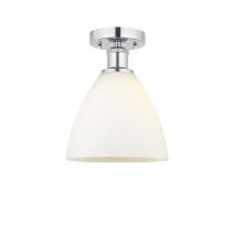 Innovations Lighting 616-1F-PC-GBD-751 - Bristol - 1 Light - 8 inch - Polished Chrome - Semi-Flush Mount