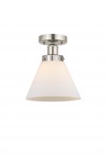 Innovations Lighting 616-1F-SN-G41 - Cone - 1 Light - 8 inch - Brushed Satin Nickel - Semi-Flush Mount