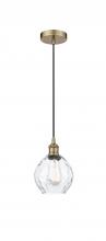 Innovations Lighting 616-1P-AB-G362 - Waverly - 1 Light - 6 inch - Antique Brass - Cord hung - Mini Pendant