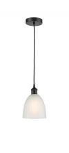 Innovations Lighting 616-1P-BK-G381 - Castile - 1 Light - 6 inch - Matte Black - Cord hung - Mini Pendant