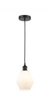 Innovations Lighting 616-1P-BK-G651-6 - Cindyrella - 1 Light - 6 inch - Matte Black - Cord hung - Mini Pendant