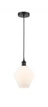 Innovations Lighting 616-1P-BK-G651-8 - Cindyrella - 1 Light - 8 inch - Matte Black - Cord hung - Mini Pendant