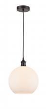 Innovations Lighting 616-1P-OB-G121-10 - Athens - 1 Light - 10 inch - Oil Rubbed Bronze - Cord hung - Mini Pendant