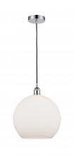 Innovations Lighting 616-1P-PC-G121-12 - Athens - 1 Light - 12 inch - Polished Chrome - Cord hung - Mini Pendant