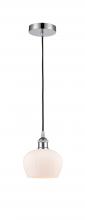 Innovations Lighting 616-1P-PC-G91 - Fenton - 1 Light - 7 inch - Polished Chrome - Cord hung - Mini Pendant