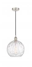 Innovations Lighting 616-1P-PN-G1215-10 - Athens Water Glass - 1 Light - 10 inch - Polished Nickel - Cord hung - Mini Pendant