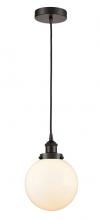 Innovations Lighting 616-1PH-OB-G201-8 - Beacon - 1 Light - 8 inch - Oil Rubbed Bronze - Cord hung - Mini Pendant