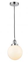 Innovations Lighting 616-1PH-PC-G201-8 - Beacon - 1 Light - 8 inch - Polished Chrome - Cord hung - Mini Pendant