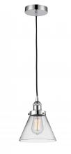 Innovations Lighting 616-1PH-PC-G42 - Cone - 1 Light - 8 inch - Polished Chrome - Cord hung - Mini Pendant