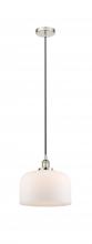 Innovations Lighting 616-1PH-PN-G71-L - Bell - 1 Light - 12 inch - Polished Nickel - Cord hung - Mini Pendant