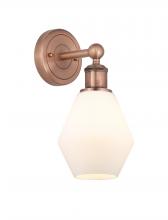 Innovations Lighting 616-1W-AC-G651-6 - Cindyrella - 1 Light - 6 inch - Antique Copper - Sconce