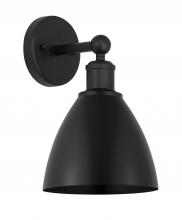 Innovations Lighting 616-1W-BK-MBD-75-BK - Bristol - 1 Light - 8 inch - Matte Black - Sconce