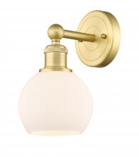 Innovations Lighting 616-1W-SG-G121-6 - Athens - 1 Light - 6 inch - Satin Gold - Sconce