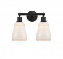 Innovations Lighting 616-2W-BK-G391 - Ellery - 2 Light - 14 inch - Matte Black - Bath Vanity Light