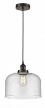 Innovations Lighting 616-1PH-OB-G74-CE - Bell Cage - 1 Light - 9 inch - Oil Rubbed Bronze - Mini Pendant