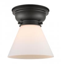 Innovations Lighting 623-1F-BK-G41 - Cone - 1 Light - 8 inch - Matte Black - Flush Mount