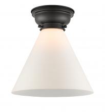 Innovations Lighting 623-1F-BK-G41-L - Cone - 1 Light - 12 inch - Matte Black - Flush Mount