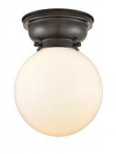 Innovations Lighting 623-1F-OB-G201-8 - Beacon - 1 Light - 8 inch - Oil Rubbed Bronze - Flush Mount