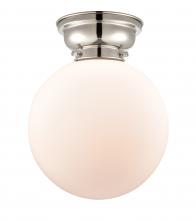 Innovations Lighting 623-1F-PN-G201-10 - Beacon - 1 Light - 10 inch - Polished Nickel - Flush Mount