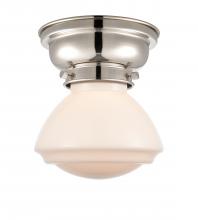 Innovations Lighting 623-1F-PN-G321 - Olean - 1 Light - 7 inch - Polished Nickel - Flush Mount