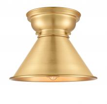 Innovations Lighting 623-1F-SG-M10-SG - Briarcliff - 1 Light - 10 inch - Satin Gold - Flush Mount