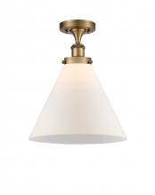 Innovations Lighting 916-1C-BB-G41-L - Cone - 1 Light - 12 inch - Brushed Brass - Semi-Flush Mount