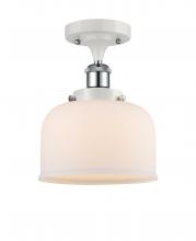 Innovations Lighting 916-1C-WPC-G71 - Bell - 1 Light - 8 inch - White Polished Chrome - Semi-Flush Mount