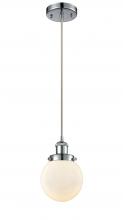 Innovations Lighting 916-1P-PC-G201-6 - Beacon - 1 Light - 6 inch - Polished Chrome - Cord hung - Mini Pendant