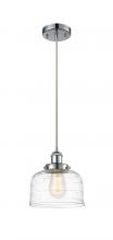 Innovations Lighting 916-1P-PC-G713 - Bell - 1 Light - 8 inch - Polished Chrome - Cord hung - Mini Pendant