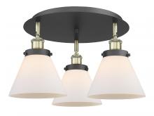 Innovations Lighting 916-3C-BAB-G41 - Cone - 3 Light - 20 inch - Black Antique Brass - Flush Mount