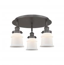 Innovations Lighting 916-3C-OB-G181S - Canton - 3 Light - 17 inch - Oil Rubbed Bronze - Flush Mount