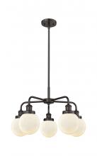 Innovations Lighting 916-5CR-OB-G201-6 - Beacon - 5 Light - 25 inch - Oil Rubbed Bronze - Chandelier