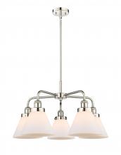 Innovations Lighting 916-5CR-PN-G41 - Cone - 5 Light - 26 inch - Polished Nickel - Chandelier