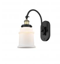 Innovations Lighting 918-1W-BAB-G181 - Canton - 1 Light - 7 inch - Black Antique Brass - Sconce