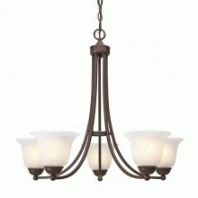 Golden 1260-5 RBZ - 5 Light Chandelier