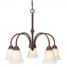 Golden 1264-D5 RBZ - 5 Light Nook Chandelier