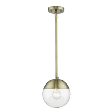 Golden 3219-S AB-AB - Dixon Small Pendant with Rod