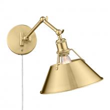 Golden 3306-A1W BCB-BCB - Orwell Articulating Wall Sconce in Brushed Champagne Bronze