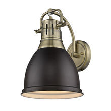 Golden 3602-1W AB-RBZ - Duncan 1 Light Wall Sconce